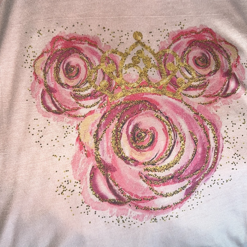 NWOT- Princess Minnie Racerback Tank Light Peach - Picture 2 of 3